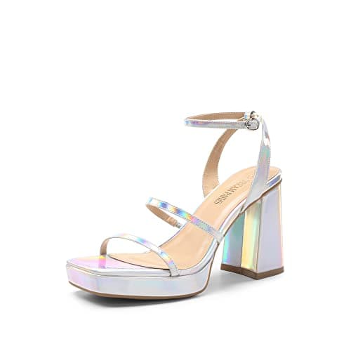 DREAM PAIRS Women's Platform Strappy Heels Sandals