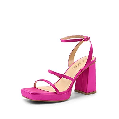 DREAM PAIRS Women's Platform Strappy Heels Sandals