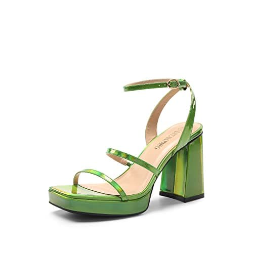 DREAM PAIRS Women's Platform Strappy Heels Sandals
