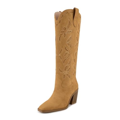 Women's Chunky Heel Western Boots