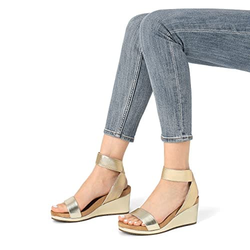 DREAM PAIRS Women's Platform Wedge Sandals