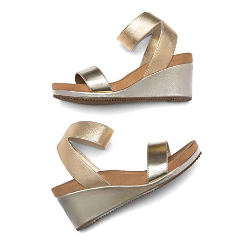 DREAM PAIRS Women's Platform Wedge Sandals