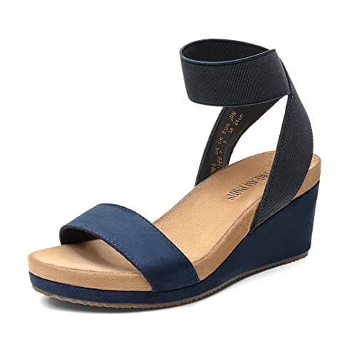 DREAM PAIRS Women's Platform Wedge Sandals