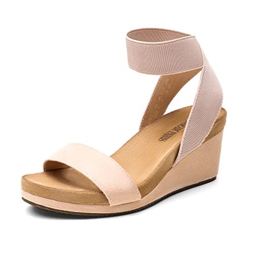 DREAM PAIRS Women's Platform Wedge Sandals