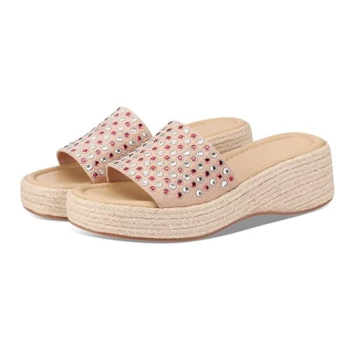 Enttgo Women's Woven Platform Wedge Sandals