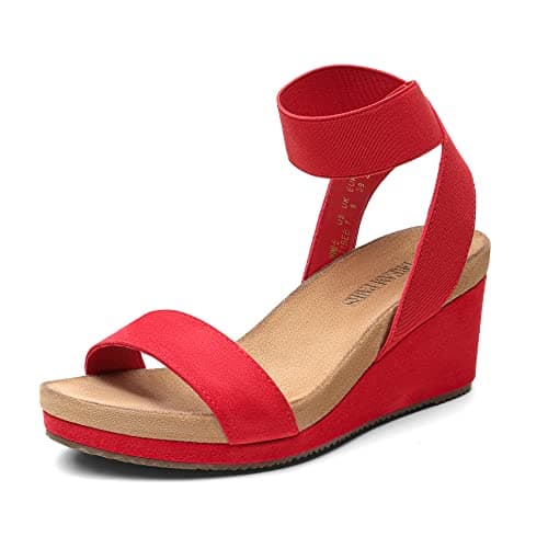 DREAM PAIRS Women's Platform Wedge Sandals