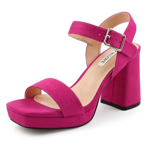 Chunky Platform High Heels for Women