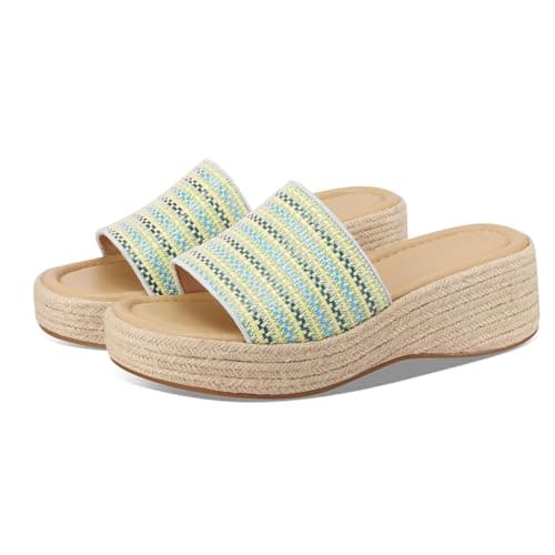 Enttgo Women's Woven Platform Wedge Sandals