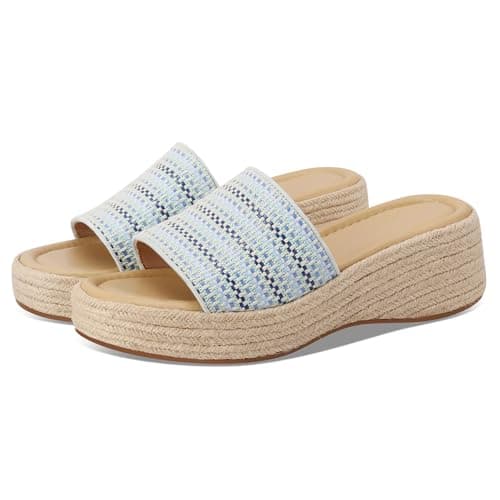 Enttgo Women's Woven Platform Wedge Sandals