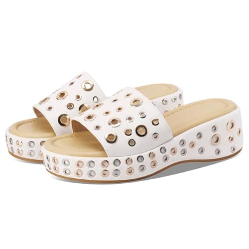 Enttgo Women's Woven Platform Wedge Sandals