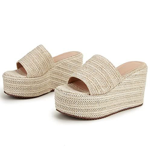 Women's Espadrille Wedge Platform Sandals