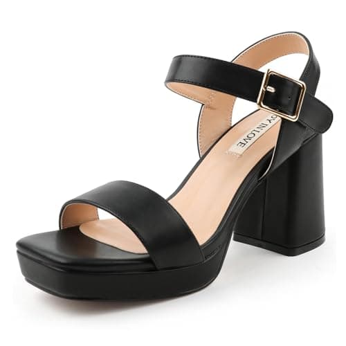 Chunky Platform High Heels for Women