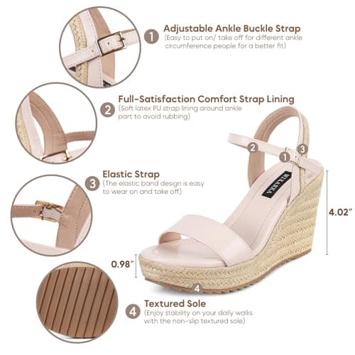 Women's Espadrille Wedge Sandals