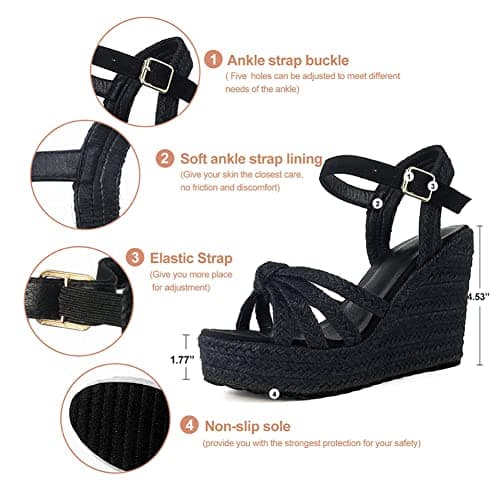Women's Platform Ankle Strap Sandals