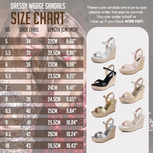 Women's Espadrille Wedge Sandals