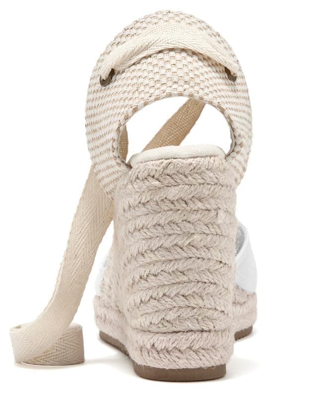 U-lite Womens Espadrille Wedge Sandals Ankle Strap Slingback