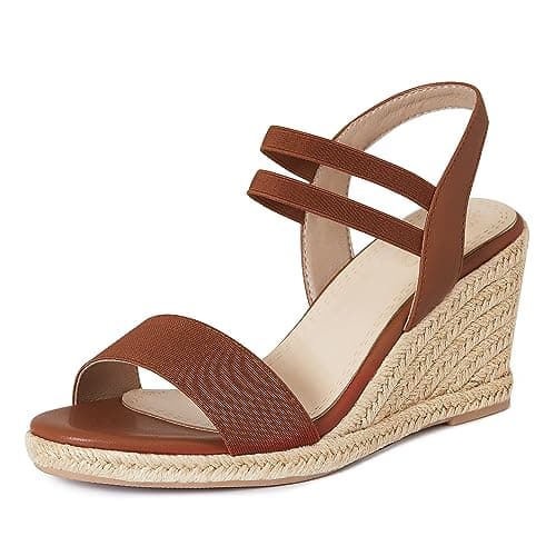 Women's Espadrille Platform Sandals with Ankle Straps