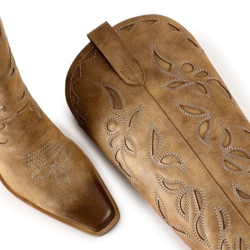 Women's Chunky Heel Western Boots