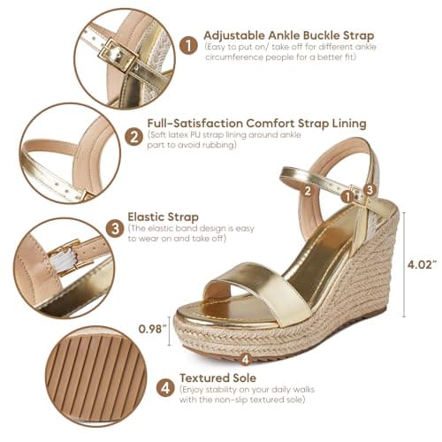 Women's Espadrille Wedge Sandals