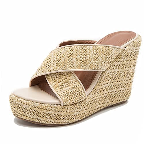 Women's Espadrille Wedge Platform Sandals