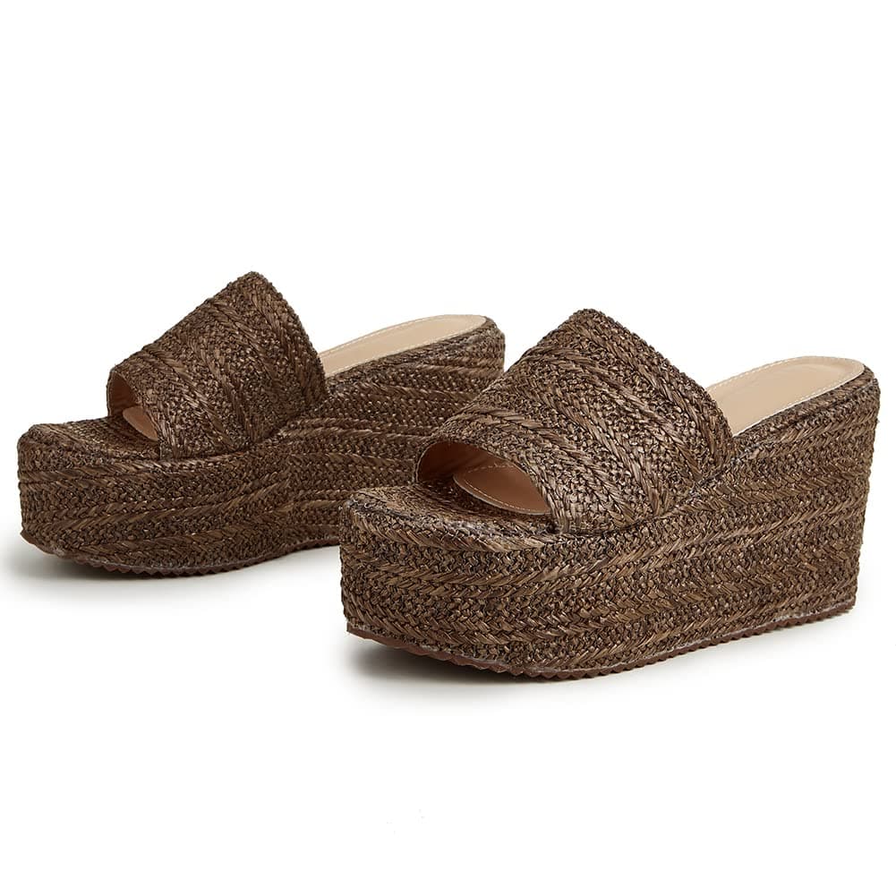 Women's Espadrille Wedge Platform Sandals