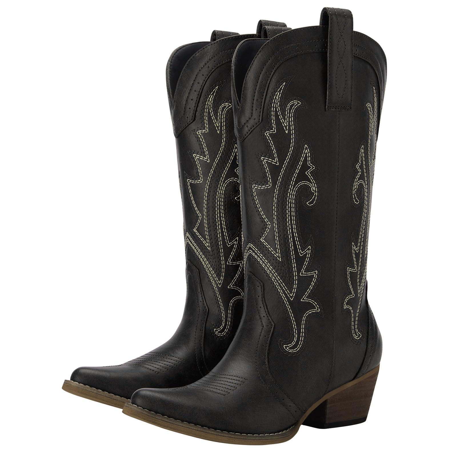 HISEA Rollda Cowboy Boots for Women
